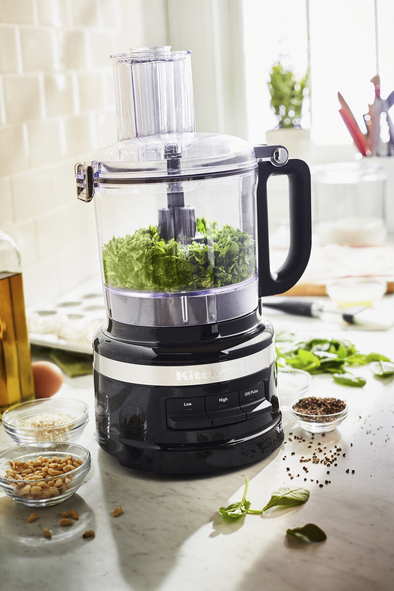 7 Cup foodprocessor matt sort 1,7 liter L19,5cm B1