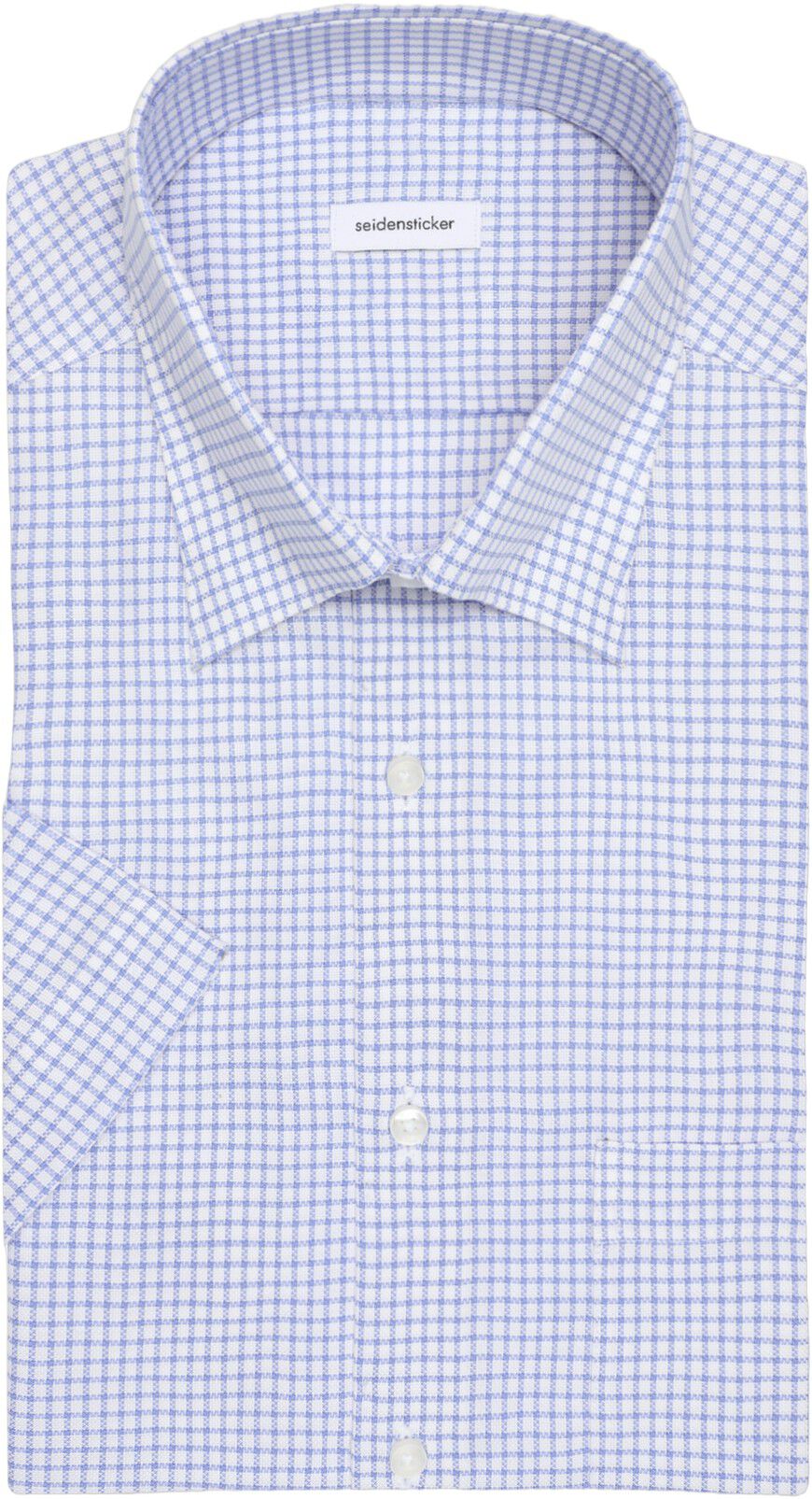 Business shirt Regular 1/2 Covered-Button-Down-Collar Check