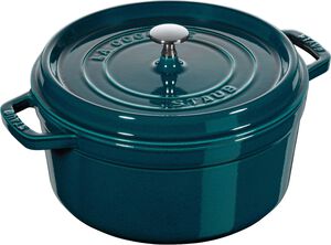 La Cocotte Cocotte 26 cm / 5,25 l, Rund, La-Mer-Turkis-Bl&aring;gr