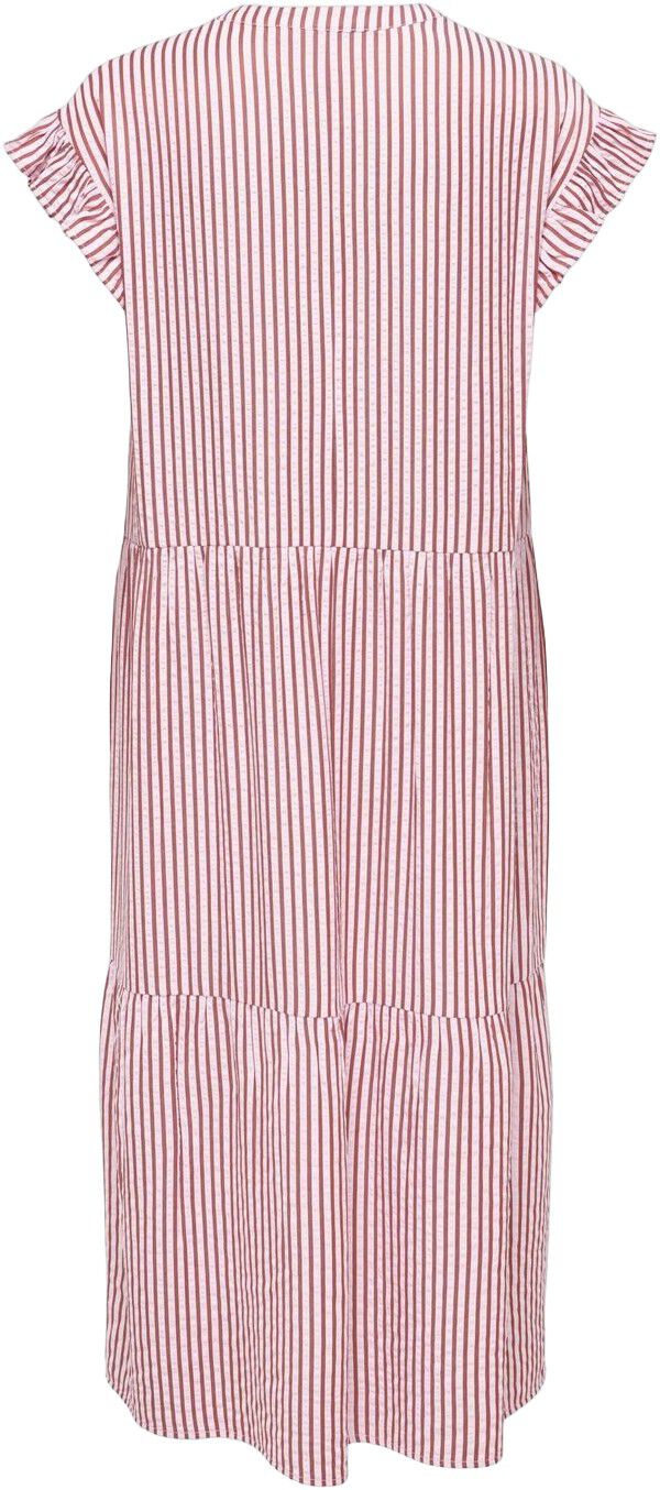 Onlbari Sl Fril Vneck Midi Dress Cs Wvn