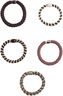 PCJASMINA HAIR ELASTIC 5-PACK D2D
