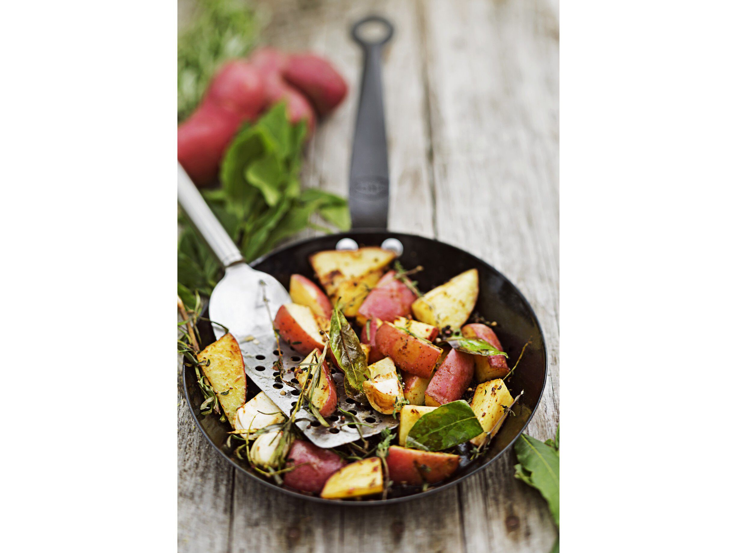 Spade med hull og knekk 32 cm St&aring;l Rustfritt st