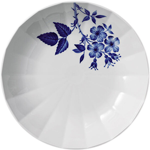 Blomst 24 cm. dyb tallerken - Rose