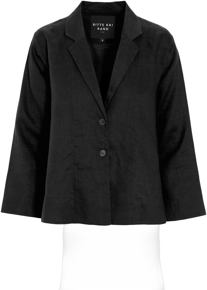 Airy linen a-formet jakke