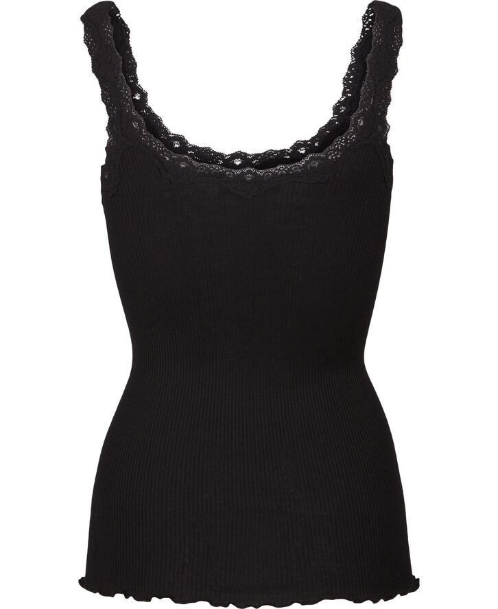 RWBabette Silk SL Deep Back Lace Top