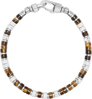 White Howlite Heishi Bracelet