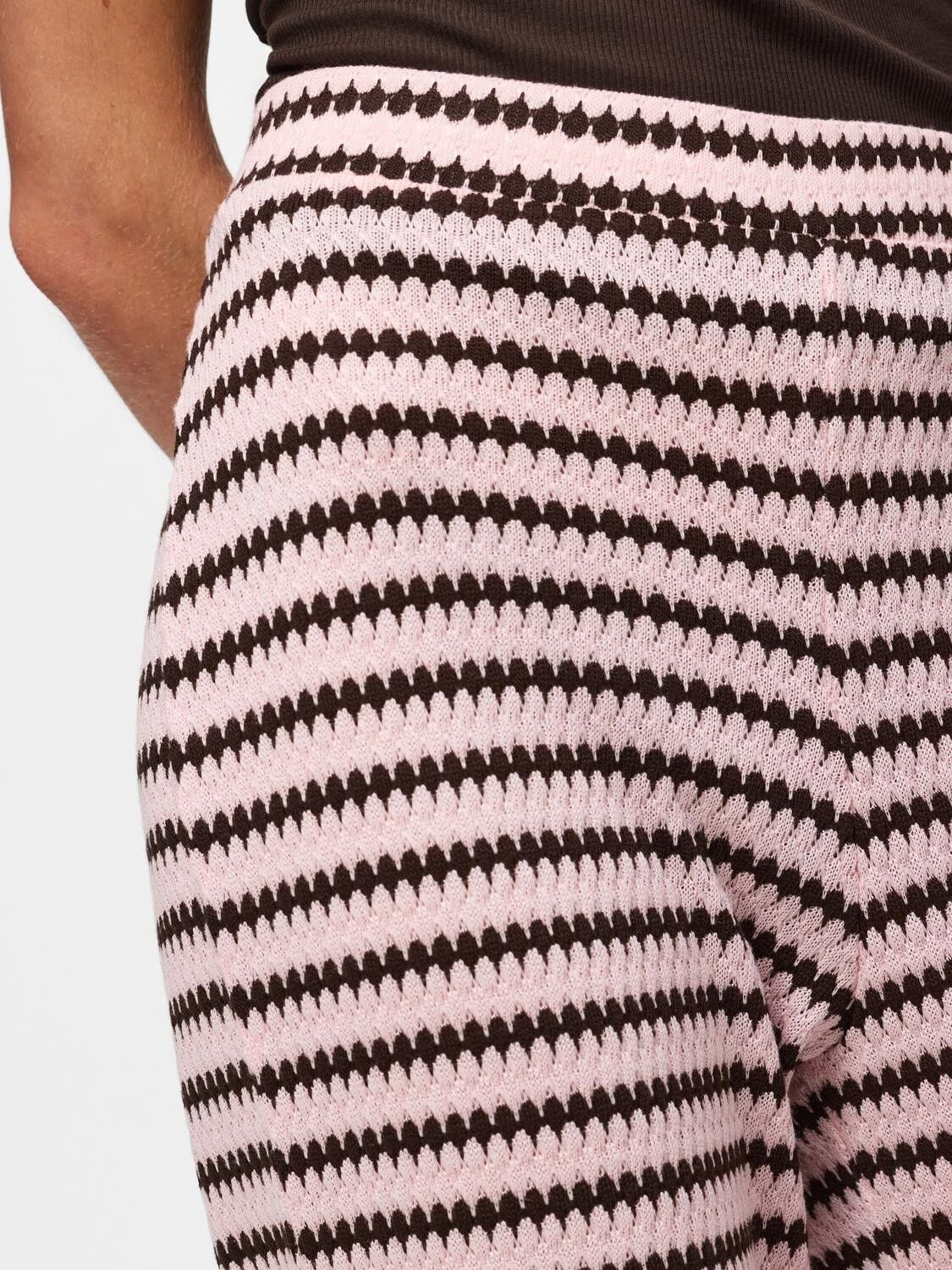 Pcjeya Hw Wide Knit Pant D2D Jrs