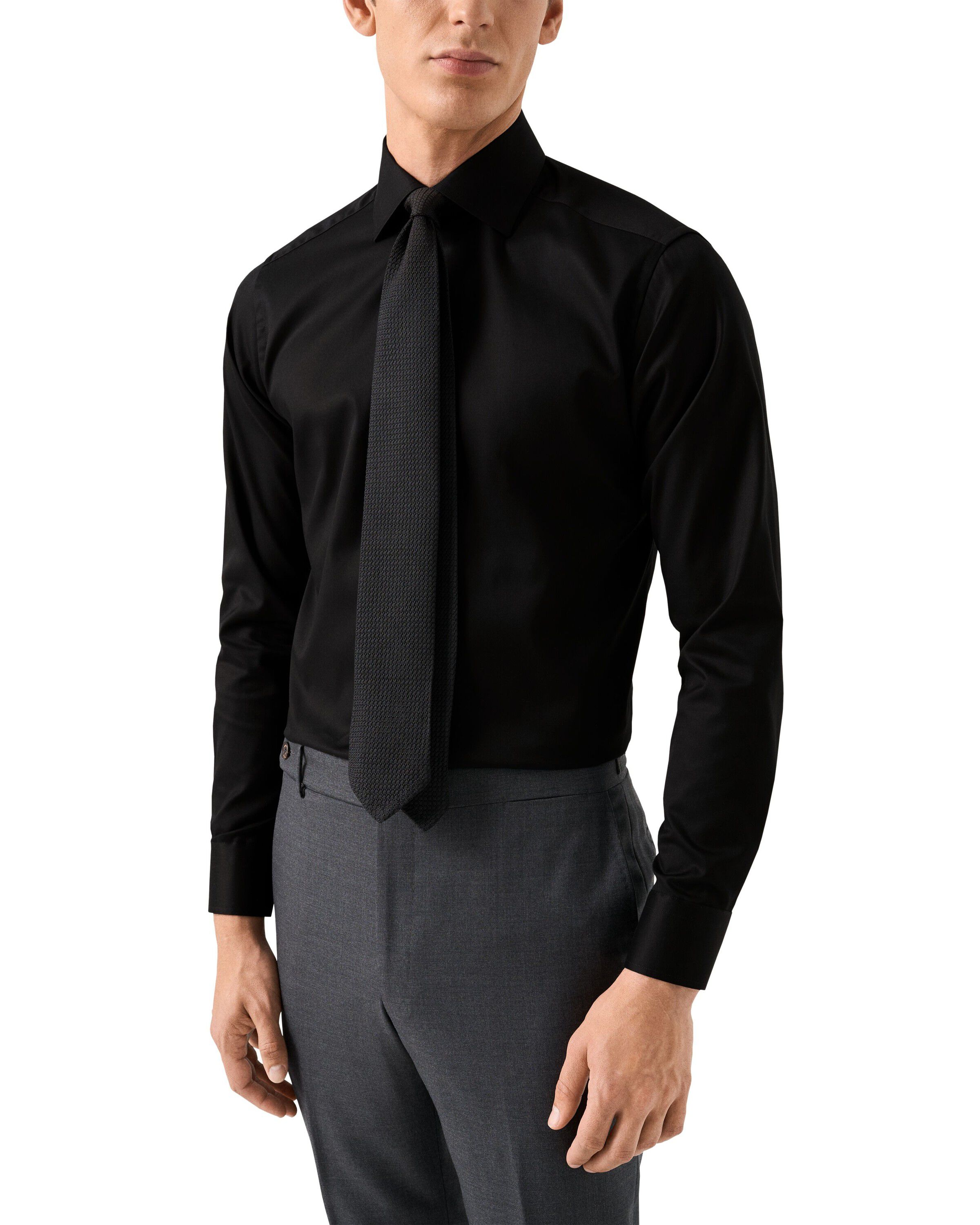 Slim Fit Light Blue Signature Twill Shirt