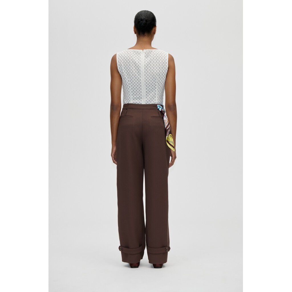 2479 Crochet Lace, Boatneck Tank Top