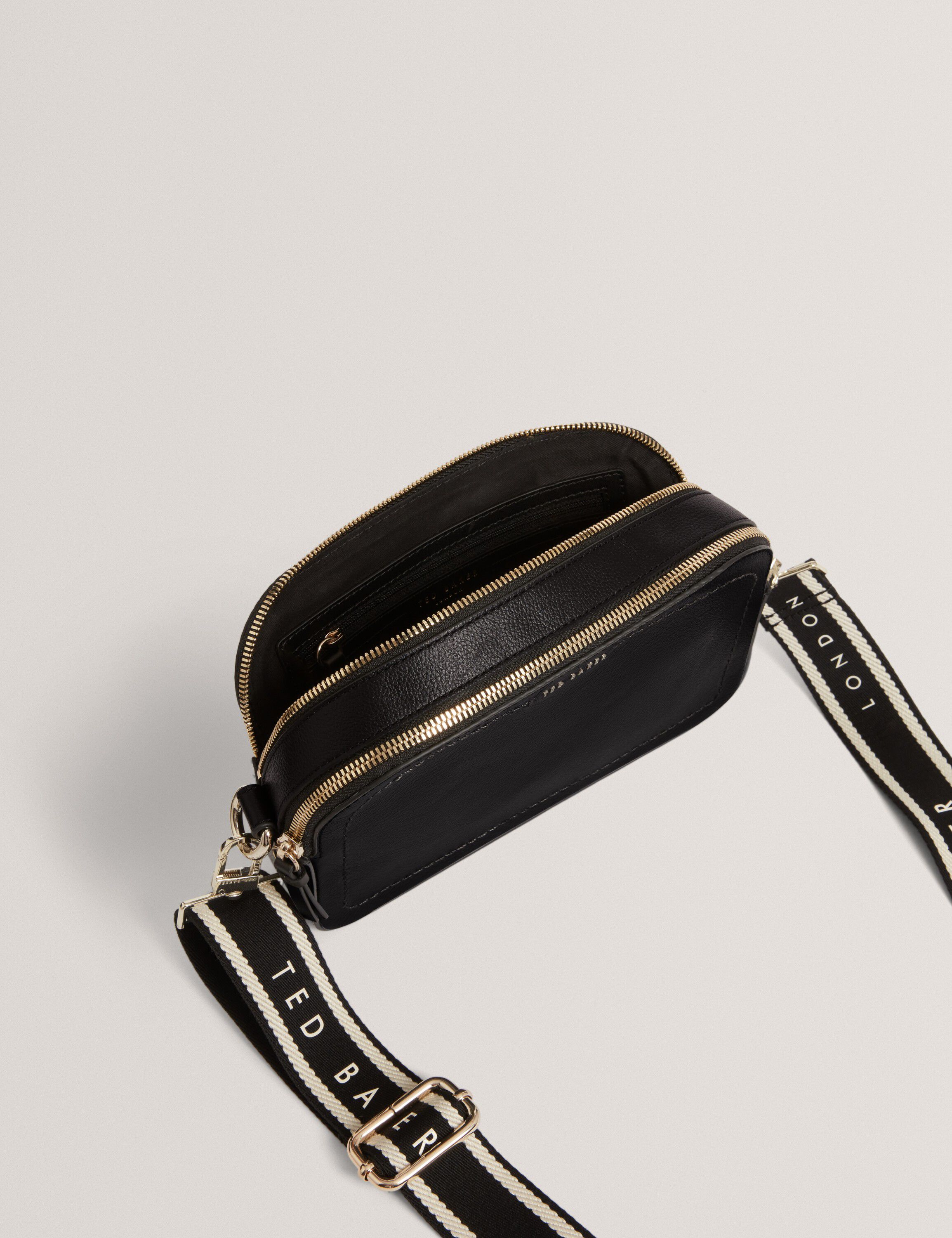 LUCEELE Webbing Leather Crossbody B