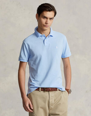 Custom Slim Fit Mesh Polo