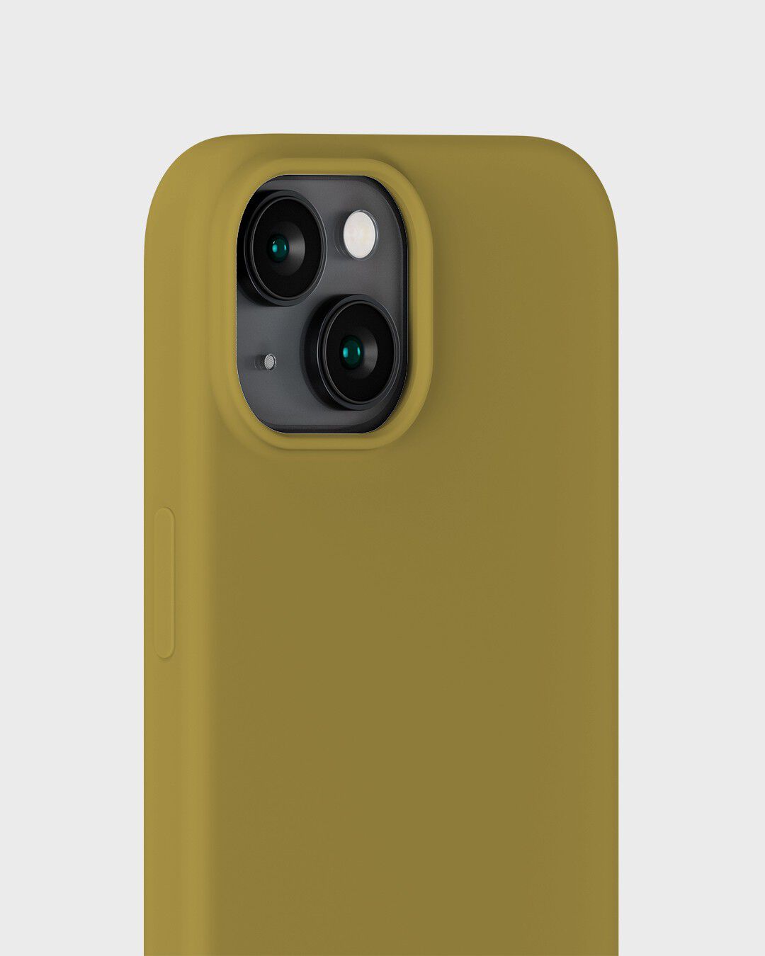 Silicone Case iPhone 15 Warm Olive