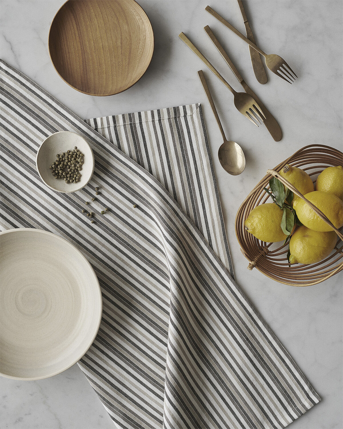 Viskestykke Small Stripes