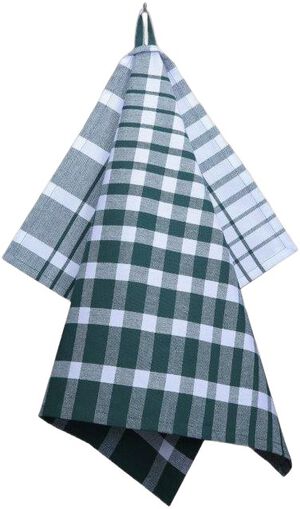 Tea Towels 50x70 cm ENZO - Check dark green