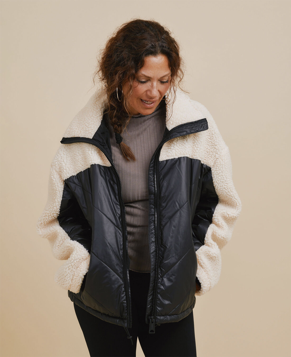 Slope Fleece Jakke - Nero