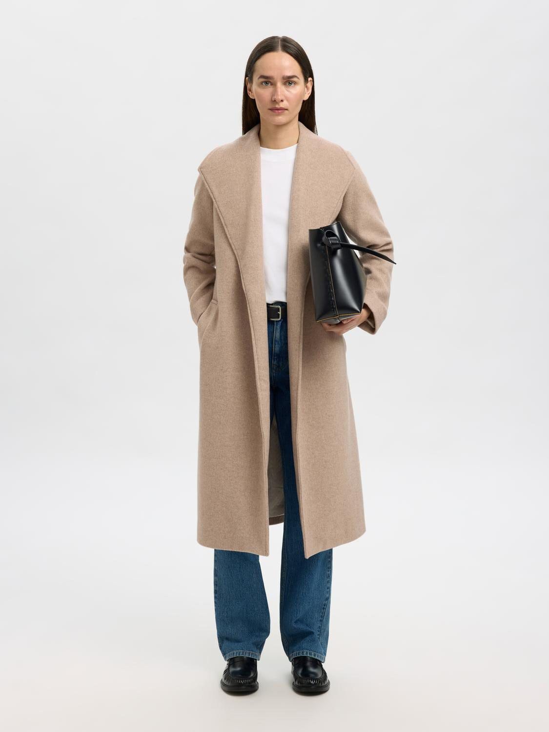 SLFROSA WOOL BLEND COAT NOOS