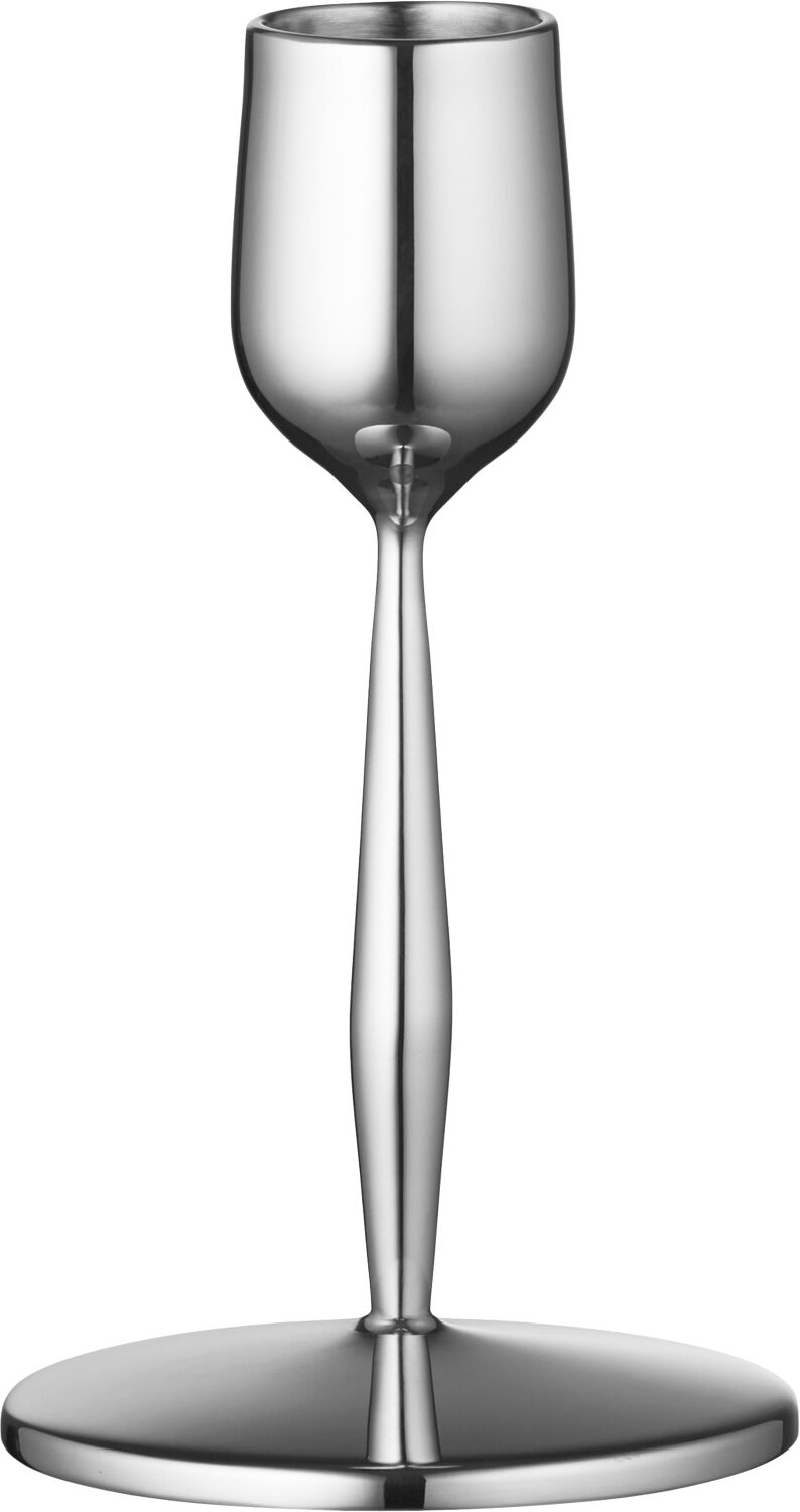 Lysestake Dorotea 7 x 12 cm Blankt st&aring;l