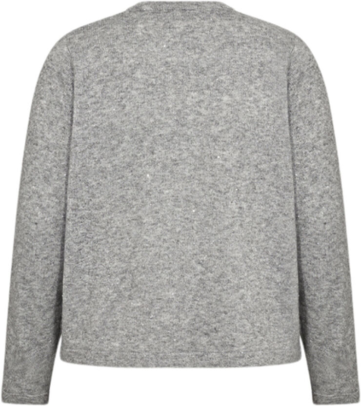 Curvy WA-KLIO 3 Cardigan Lys grå