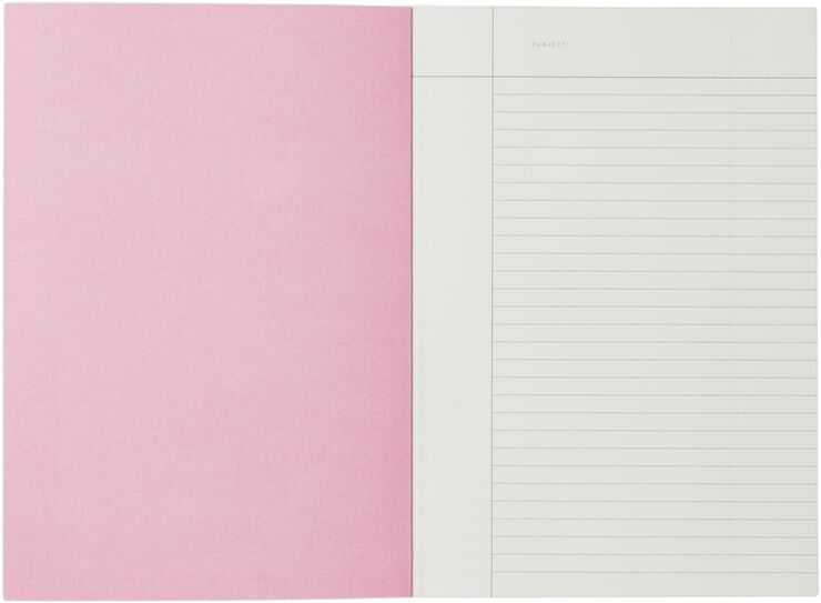 VITA Softcover Notebook - Medium, Orange Grid