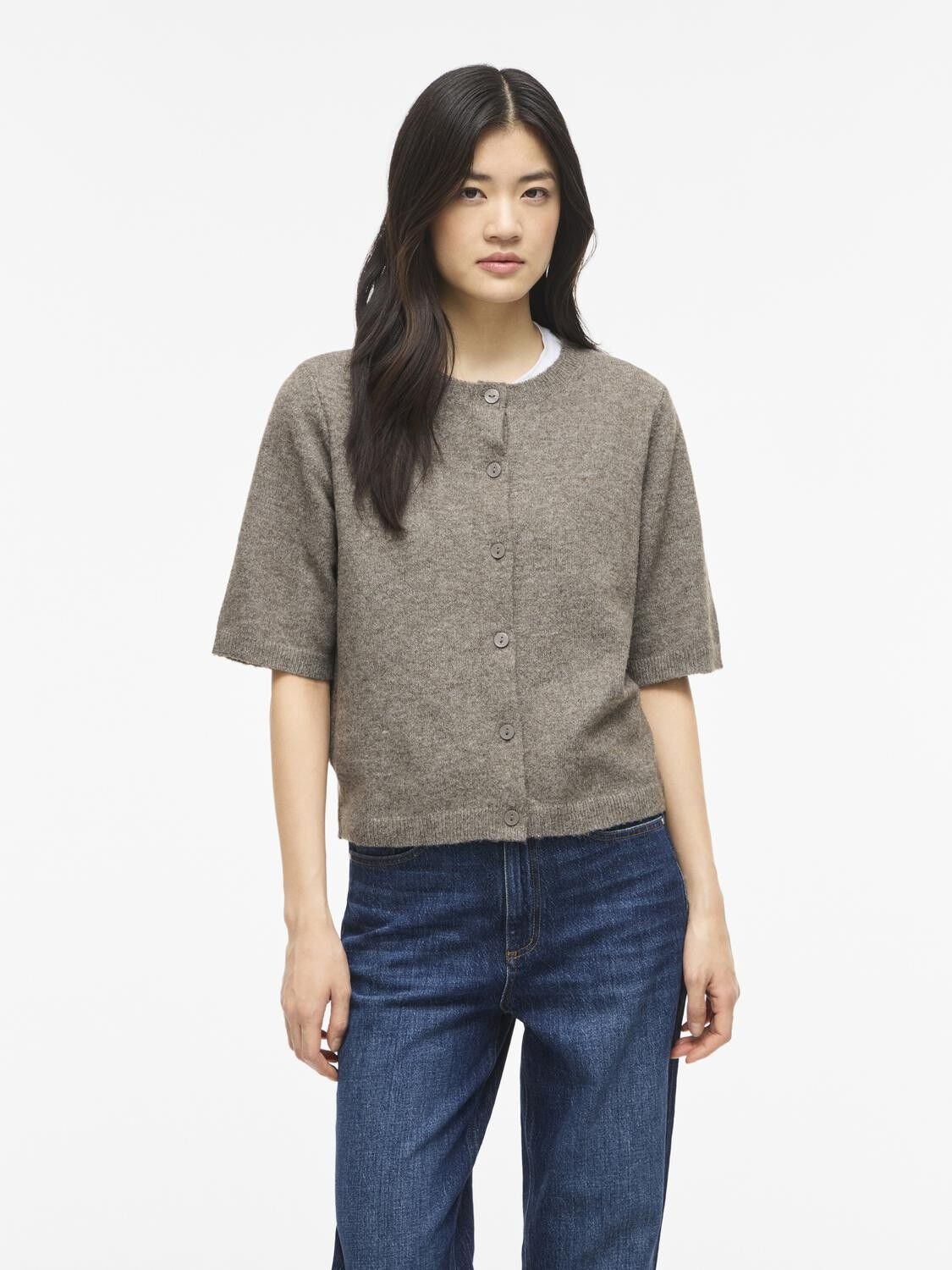 Viliga 2/4 O-Neck Knit Cardigan - Noos