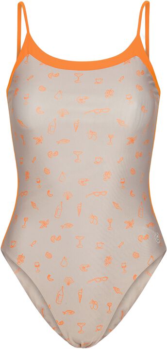 Penida regular badedragt - Dolce Vita Print