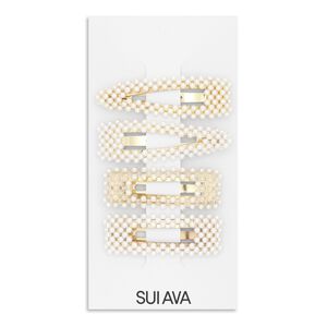 Pearly Hair Clips // 4 pcs