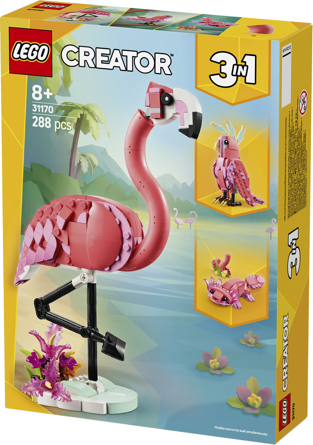 Vilde dyr - Pink flamingo 31170
