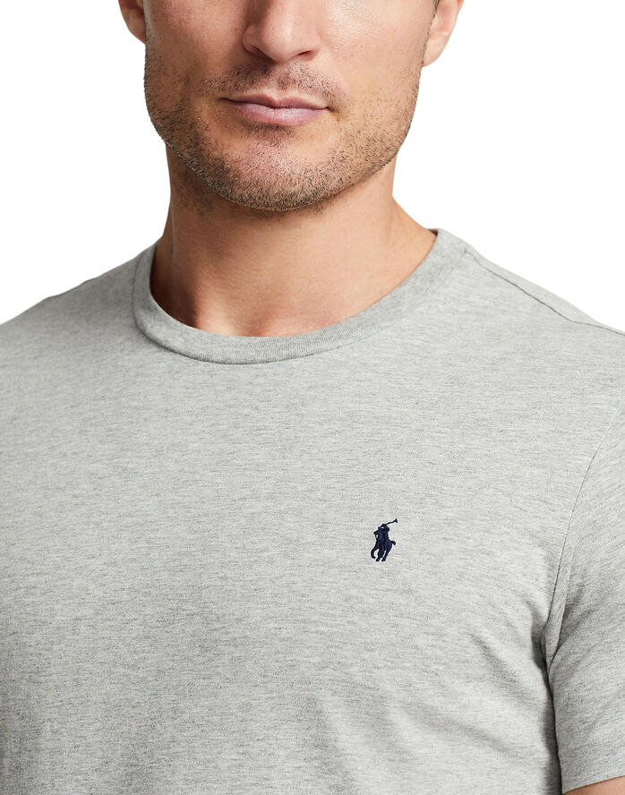 Cotton Jersey Crewneck Sleep Tee