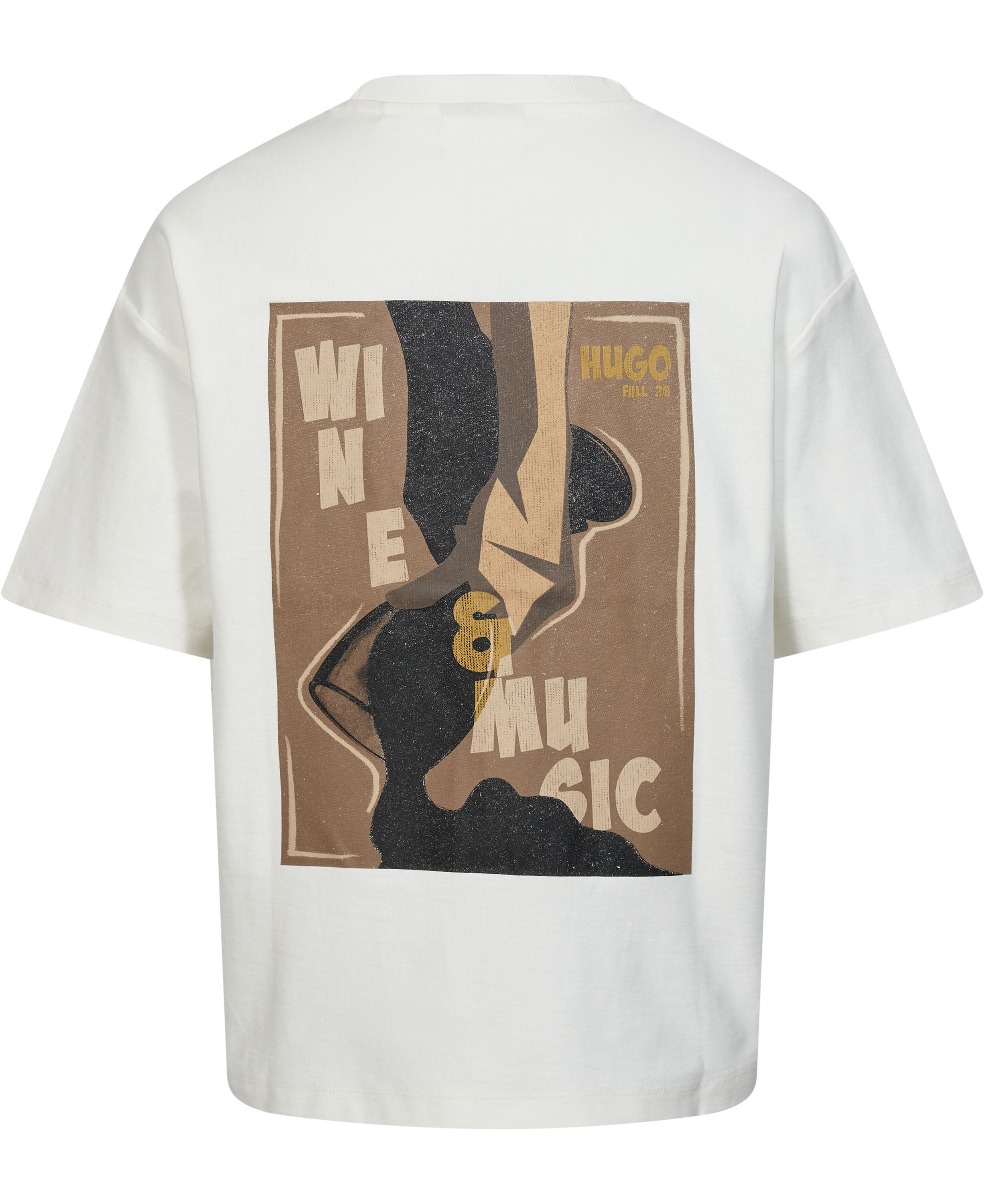 Cotton T-shirt printed artwork