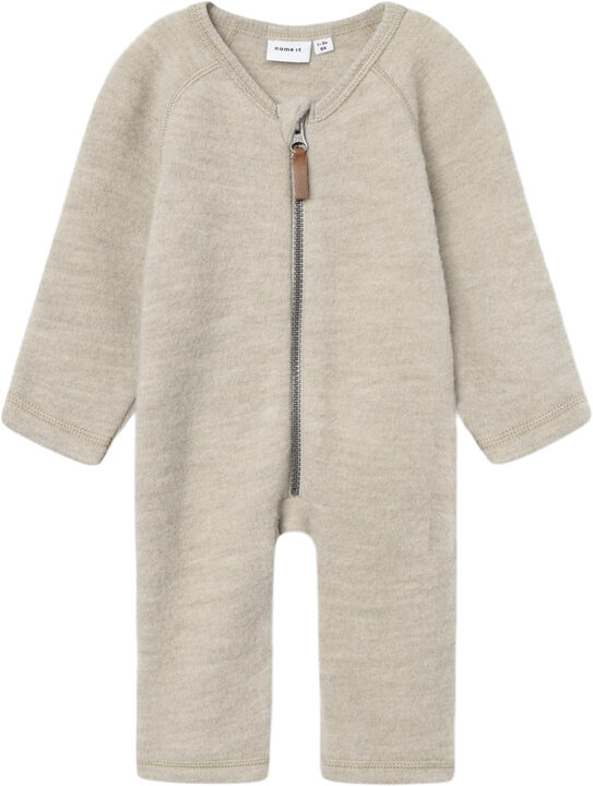 NBFWMINO WOOL BRU LS SUIT NOOS