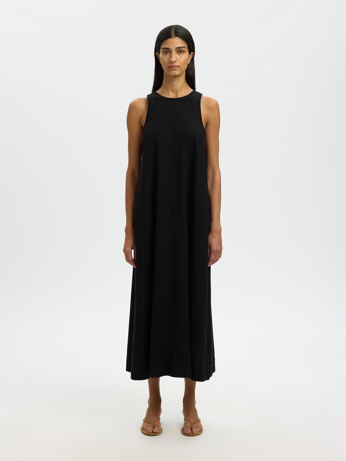 Slfluisa Relaxed Linen Blend Dress Noos