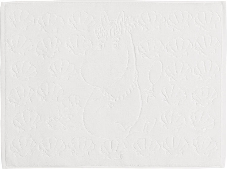 Moomin Arabia bademåtte 50x70 Seashells hvid