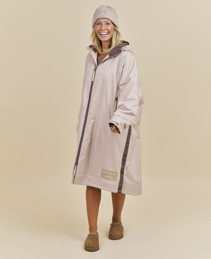 Cartel x Monday Bliss Winterswim Changing Robe - Sand