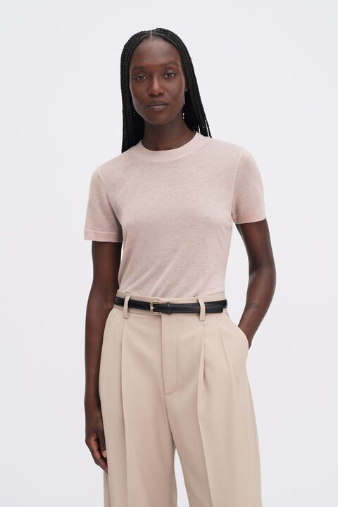 lyocell cashmere tee