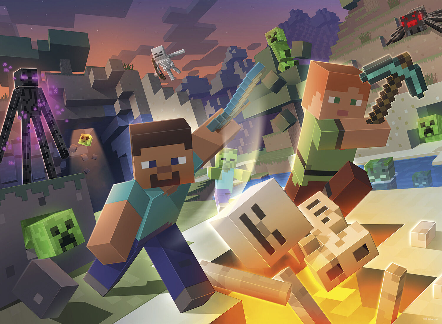 Ravnsburger 100brikker ass