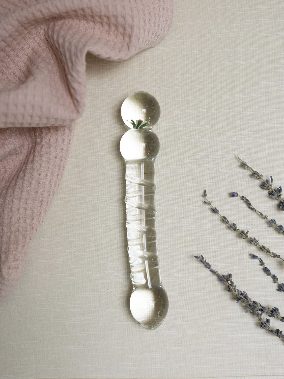 Tansy Blossom Swirl Glasdildo