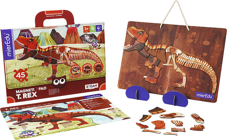 mierEdu - Magnetisk legetavle - T Rex