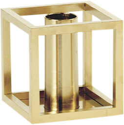 Kubus 1, Candle Holder, Gold Plated