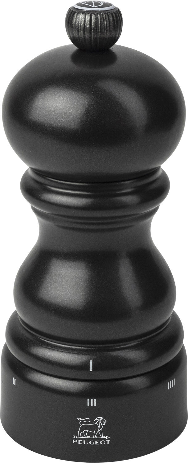 Saltkvern Paris uS 12 cm Svart Satin B&oslash;k