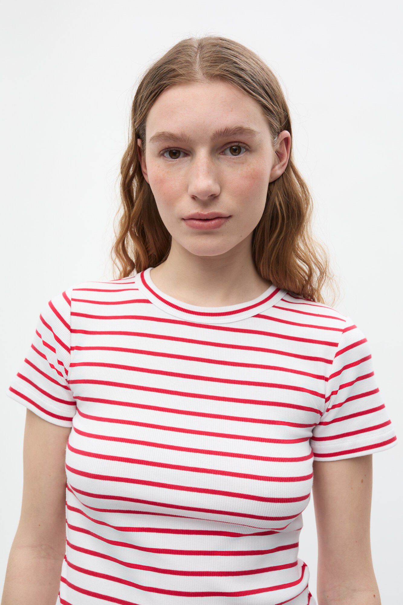 ENALLY SS CROP TEE ST 7262