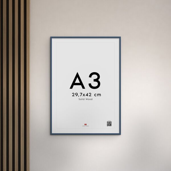 Poster&Frame - Indian Teal Wood 30x40cm