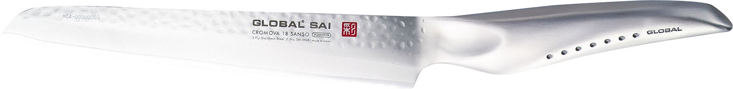 SAI-M04 Br&oslash;dkniv, 17 cm, hamret