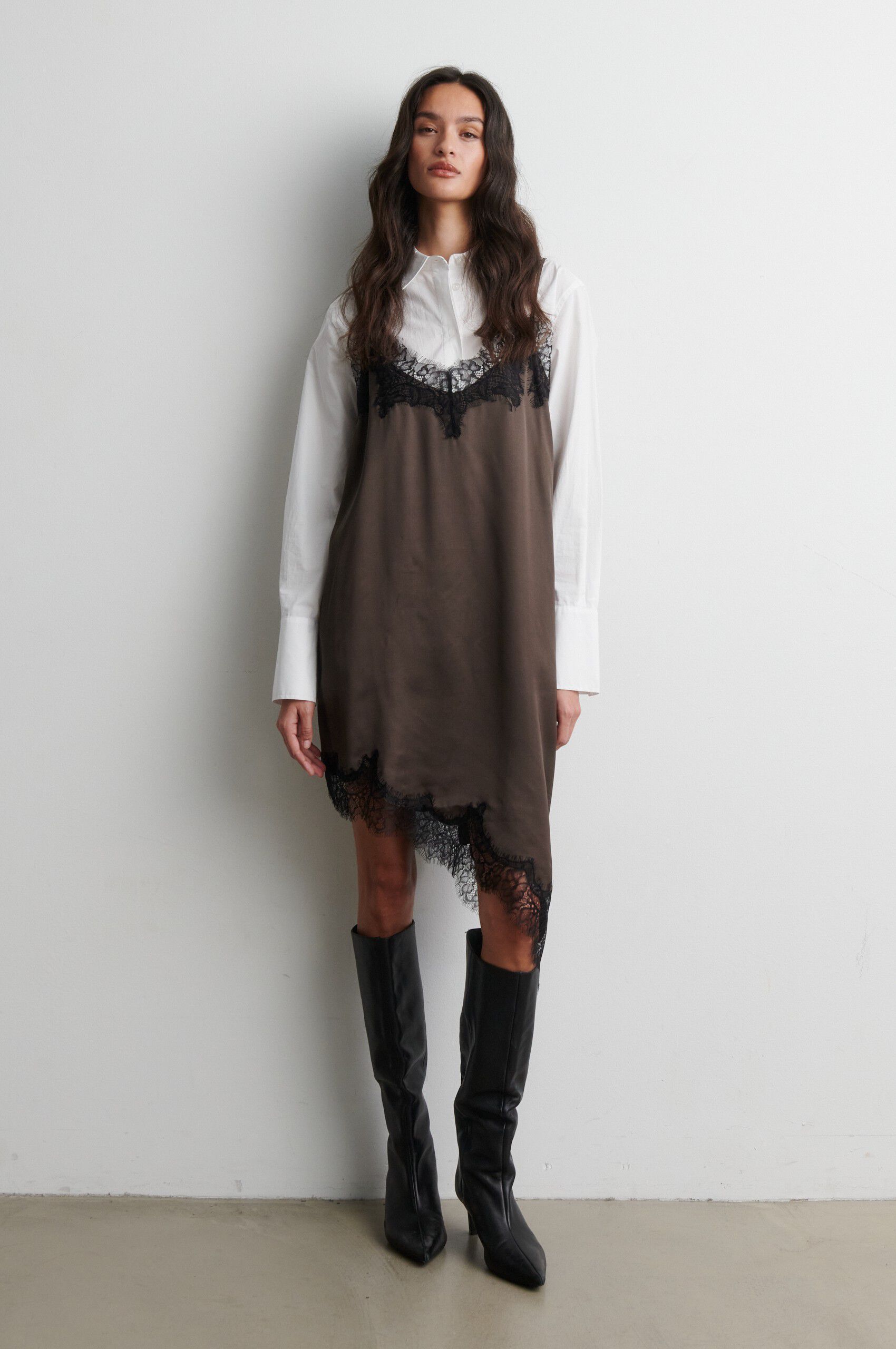 Lacia Contrast Mini Dress