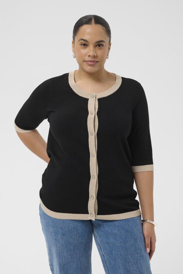 KClizzy Contrast Cardigan
