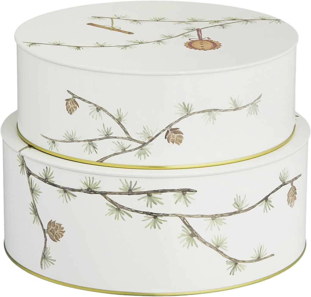 Hammersh&oslash;i Juleopbevaringsd&aring;se &Oslash;20/&Oslash;22 hvid 2 stk.