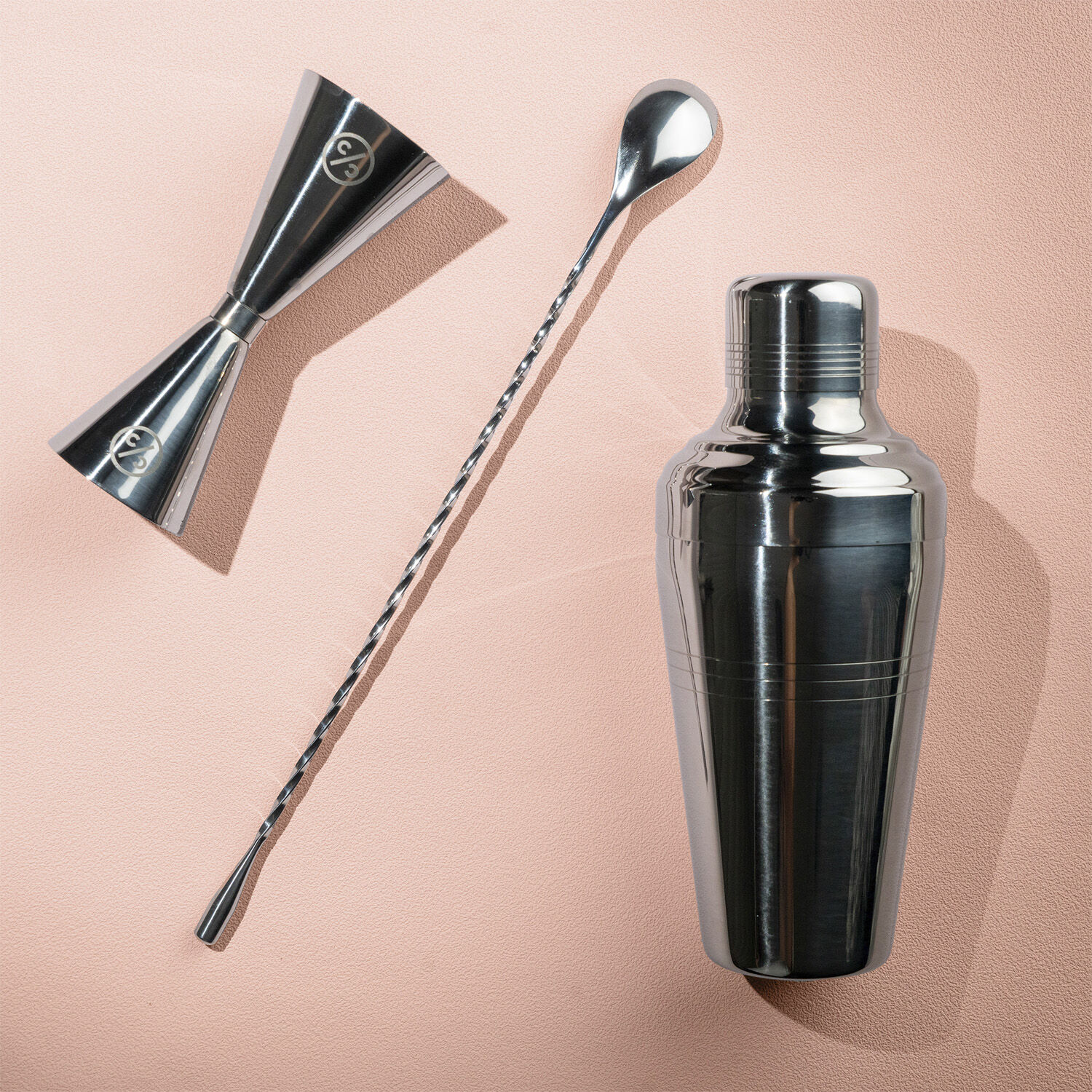 Bar Kit Mini 3-del Shaker, Jigger, Pourer