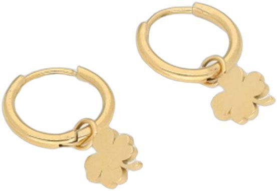 Four-leaf clover earrings