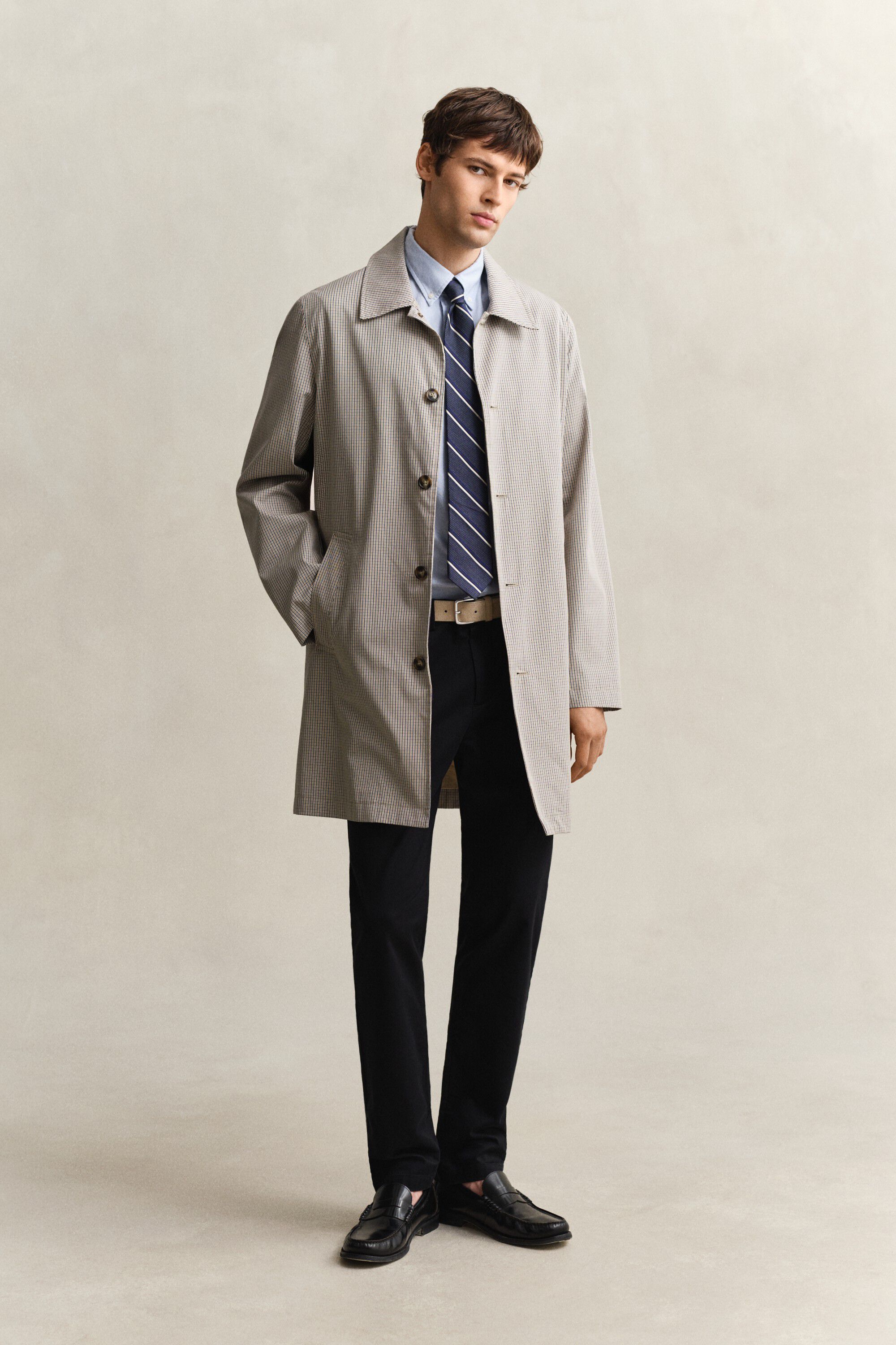 COTTON BLEND CAR COAT