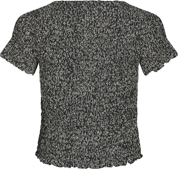 Aletta Flower Check Top