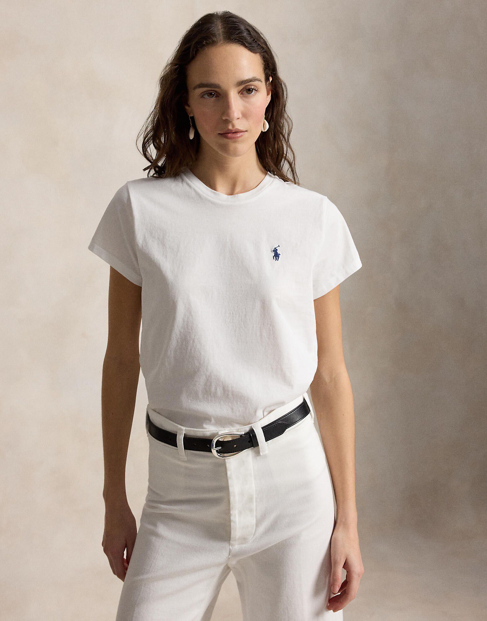 Classic Fit Cotton Jersey Crewneck Tee